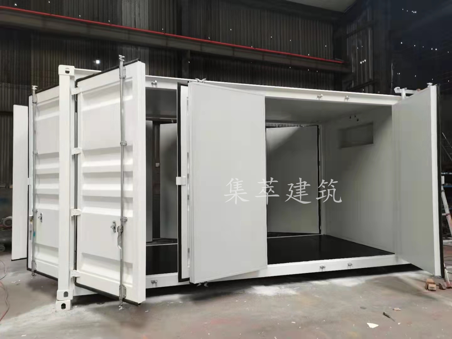 Waterproof and insulation rock wool sandwich panel container equipment box special box renovation ro