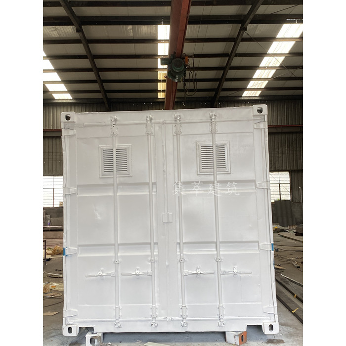 钢结构房屋防水保温岩棉夹芯板集装箱设备箱特种箱改造房